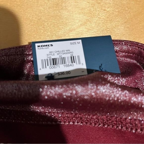 Tek Gear NWT Workout Gear High Rise Metallic Print Leggings Womens Size Medium M - Picture 6 of 9